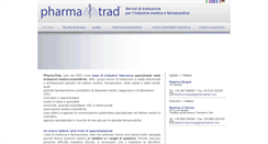 Desktop Screenshot of pharmatrad.com
